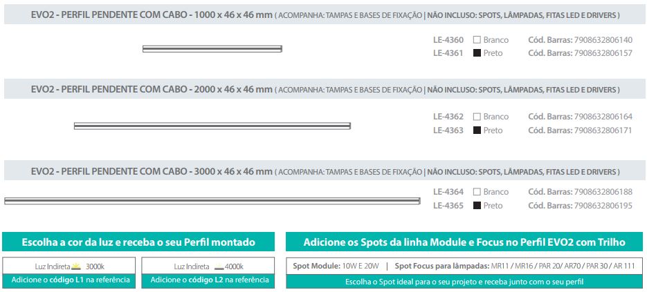 evo2 trilho + luz indireta