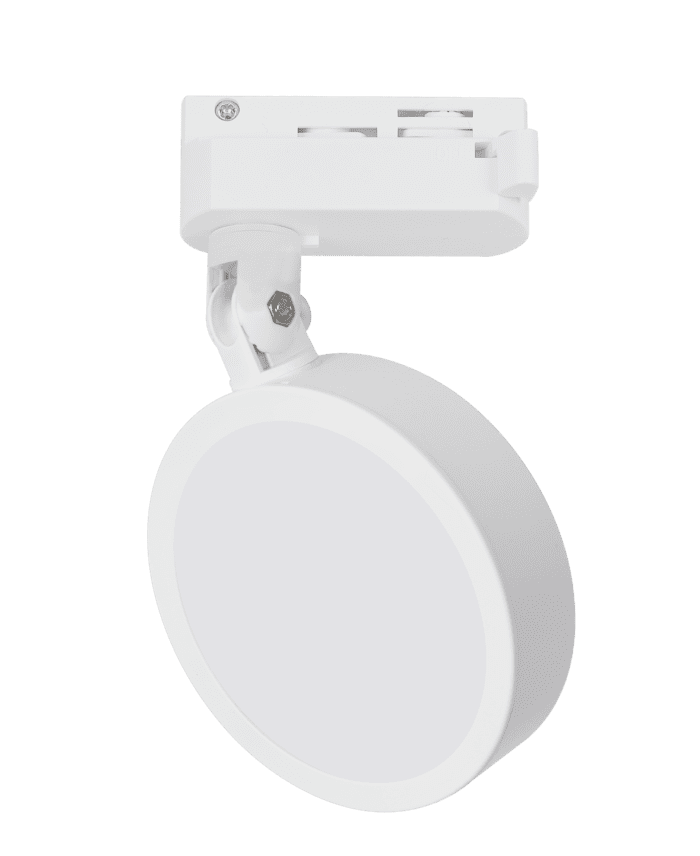 LED SPOT LUPE REDONDO COM ADAPTADOR PARA TRILHO